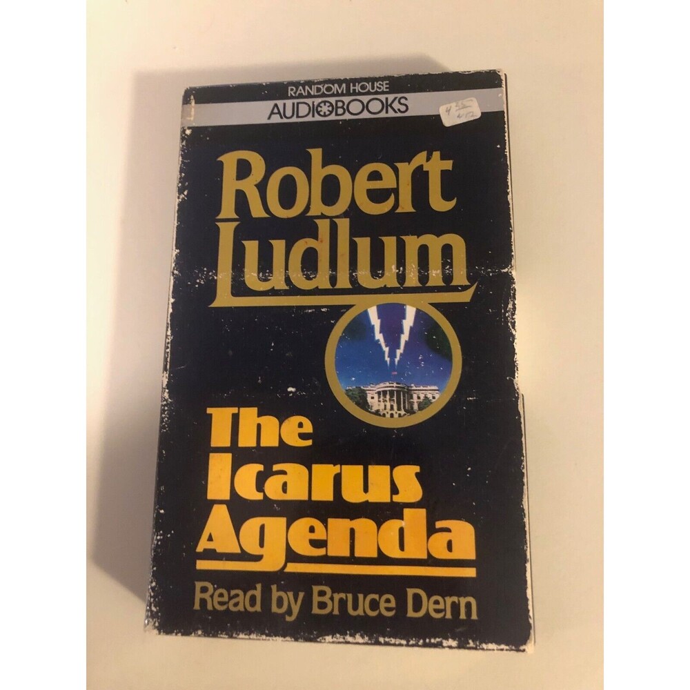 The Icarus Agenda, by Robert Ludlum. Read by Bruce Dern Audiobook 2 Cassette Set